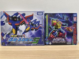 Transformers Legacy Evolution Armada Universe Powerlinx Hot Shot with minicon Jolt + Japanese exclusive Super Starscream