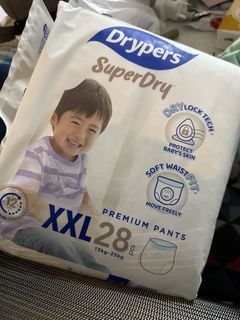 Drypers SuperDry XXL Premium Pants Diapers (28 pcs)