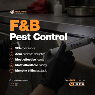 F&B Pest Control (SFA Compliance) Restaurant, Cafe, Bar