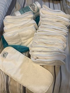 Reusable moo moo cow Cloth Diaper Inserts and Liners