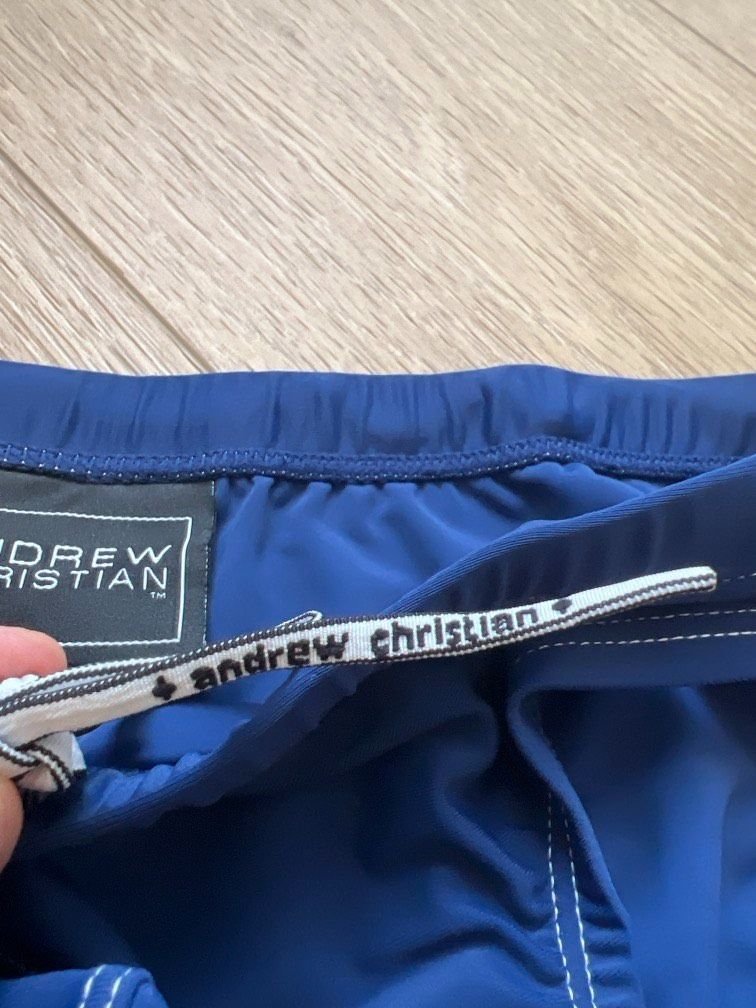 [S Size] Andrew Christian Water Polo Bikini Swimming Trunks (Category: Swim Trunks & Board Shorts) located in Singapore. Submitted by snapply21 (Listing ID 1451145994, Image 2). Description: Brand new with tag. Andrew Christian has discontinued. Own a piece of iconic vintage brand. .