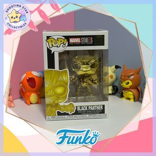 Funko Pop! Gold Chrome Black Panther #383 - Marvel Studios The First 10 Years SS-214
