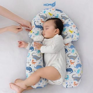 HOMIE Baby Sleep Positioner Pillow Dinosaur Print