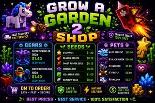 ⭐️ Islandwide best deal⭐️CHEAPEST ROBLOX SHOP  | Grow a Garden 2 | ⭐️ Dragons Breath , Star Fruit , Sun bloom,Acorn seed, firefly| IMMEDIATE | TRUSTED | GAG2