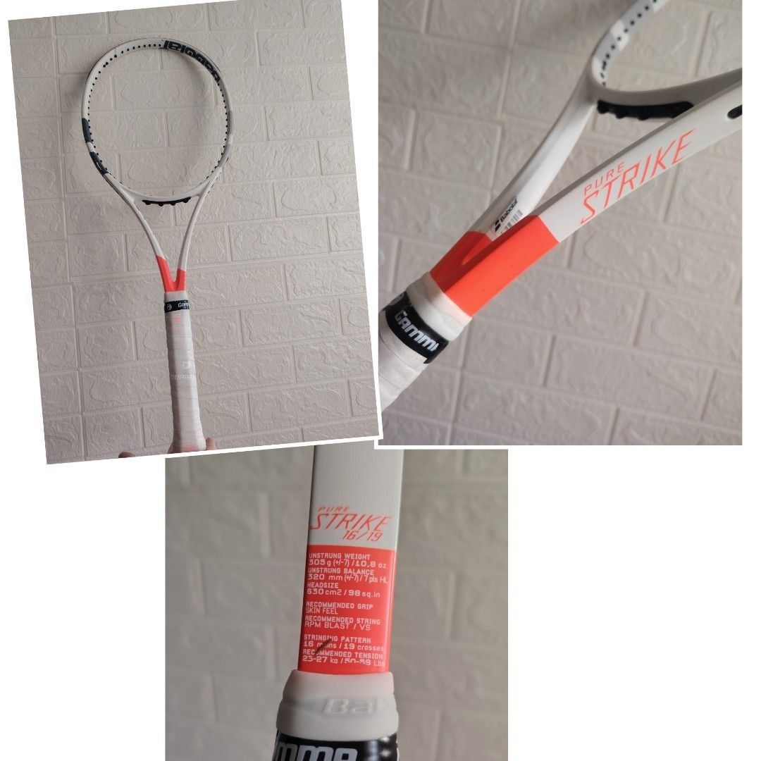 [still available] Babolat Pure Strike 98 16x19 Tennis Racket (305g) – Unstrung (Category: Racket & Ball Sports) located in Singapore. Submitted by notmarked_sold_means_available (Listing ID 1451856494, Image 2). Description: ❤️ Please don’t ask about availability — if it’s not marked as sold, it’s still available ❤️ Due to reply quota limitations, I will only respond to buyer who makes an offer ✨Unstrung Babolat Pure Strike 98 16/19 Tennis Racket
