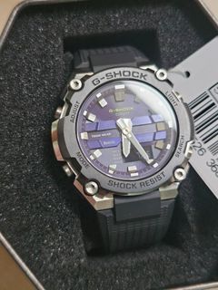 Casio G-Shock G-Steel GST-B600A-1A6 Purple Dial Tough Solar Bluetooth