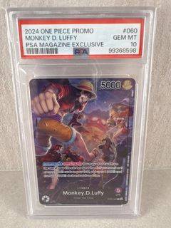 PSA 10 One Piece Luffy PSA Magazine Exclusive 060 card