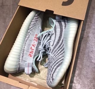 Adidas originals Yeezy Boost 350 V2 blue tint Burn Ice Shoes Ice Blue