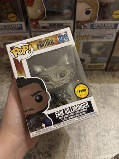 Funko Pop! Marvel: Black Panther - Erik Killmonger #278 (Limited Edition CHASE) + FREE Protector