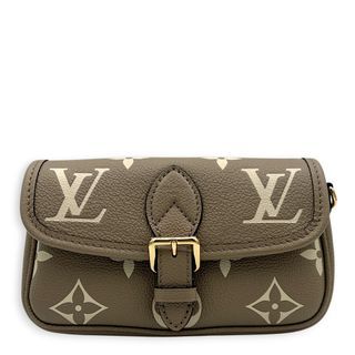 Louis Vuitton Diane Nano Beige Shoulder Bag in Empreinte Leather, Gold hardware