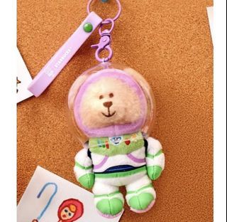 Starbucks Toy Story Bearista Buzz Lightyear Keychain