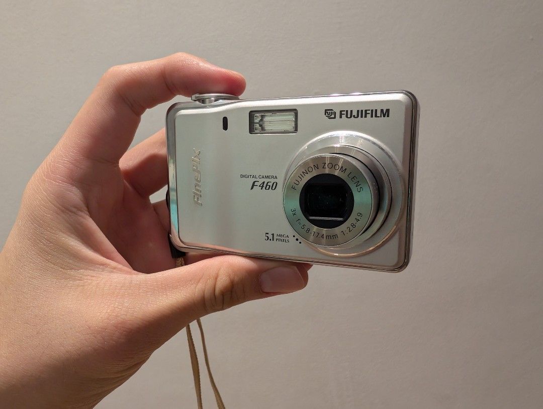 Y2K Digital Cameras (Category: Cameras) located in Singapore. Submitted by solidgood (Listing ID 1452290196, Image 4). Description: Sony W120 Pink - $80 (Pic 2) 😅 Flash is not working ✅ Zoom works ✅ Comes with battery and charger ✅ Screen is clear and clean Fujifilm Finepix F460 - $100 (Pic 4) ✅ Screen is clear and clean ✅ Flash and zoom works ✅ Comes with battery, charger and memory card 😅 Sometimes there is lines on the picture (but once you 