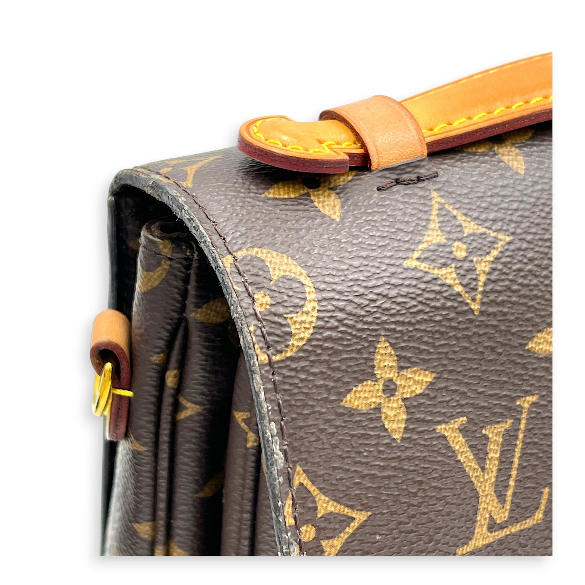 Louis Vuitton Metis Crossbody Bag Brown in Monogram Coated Canvas, Gold hardware (Category: Bags & Wallets) located in Singapore. Submitted by carousellluxury (Listing ID 1452400718, Image 9). Description: SKU C2607-013685LL Material Monogram Coated Canvas Color Brown Hardware Gold Strap Included, detachable and adjustable Dimension (L)24cm x (H)18cm x (W)8cm Accessories Dust Bag, Original Box, Receipt(s), Series DR2189 Circa Est 2019 Microchippe