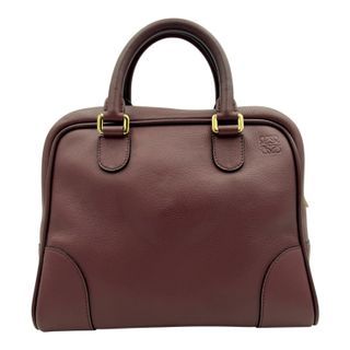 Loewe Amazona Top Handle Bag 75 Red in Calfskin, Gold hardware