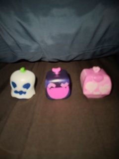 Cute Ghost, Monster, and Heart Toys