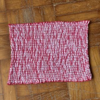 Gingham Bandeau Top