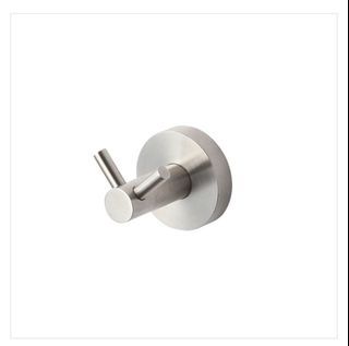 AALTO Brushed Matt Steel Double Hook
