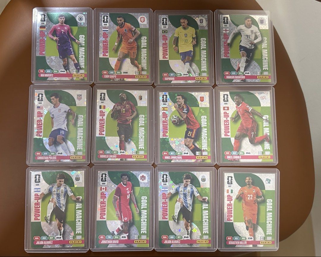 Panini Adrenalyn XL FIFA World Cup 2026 Power-up/Icon/Fan favourites (Category: Raw Cards) located in Singapore. Submitted by tickt0ck (Listing ID 1452773597, Image 1). Description: Power-ups cards Pm for individual price .
