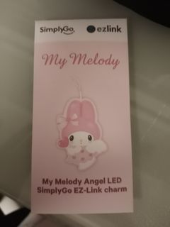 Simplygo ezlink my melody angel LED charm