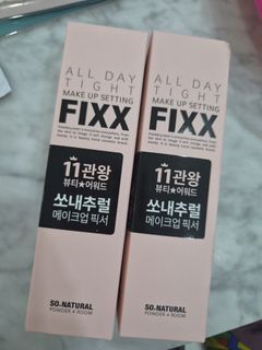 [1 bottle left] 75ml so.natural All Day Tight Make Up Setting FIXX Spray