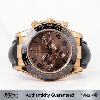 2013 LIKE NEW Rolex Daytona Chocolate Arabic Dial 116515LN