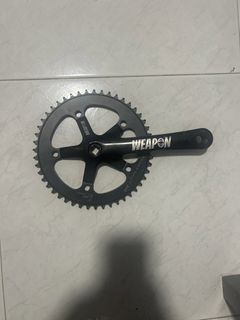 Weapon Crankset with Chainring