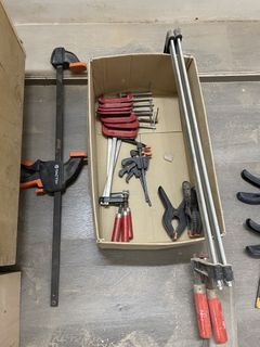 Assorted Woodworking F Clamps
