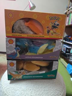 Pokemon x Shell Dehumidifiers - Charizard, Lapras, Dragonite