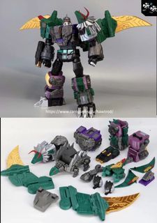 <Order on Demand | Read options & prices> QQT Studio, Liberation Kit for Newage Toys - Shattered Glass SG version Volcanicus combiner, Transformers