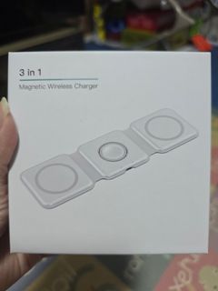 3-in-1 Wireless Charger for Phone, Watch, and Earbuds