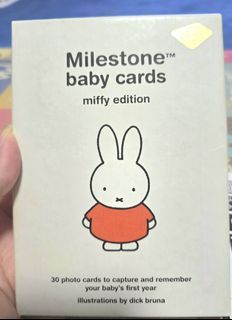 Milestone Baby Cards Miffy Edition - 30 Photo Cards