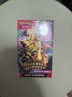 Pokemon TCG Mega Evolution Ascended Heroes Booster Bundle (6 Packs)