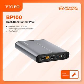 VIOFO BP100 Dash Cam Battery Pack Singapore | 7650mAh Parking Mode Power | Bluetooth App | Protects Car Battery | LiFePO4
