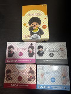 Monchhichi Flocking Mascot Figures - Various Series
