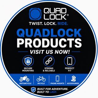 Quad Lock Products - Can use CDC - Ball mount Xmax Nmax XSR MT phone holder motorcycle bicycle