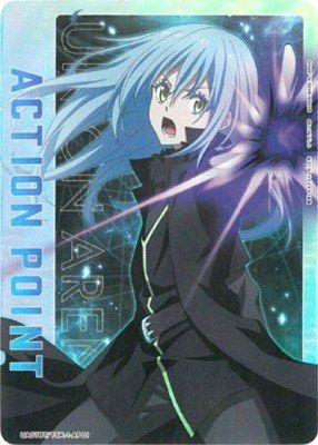 WTB - The Time I Got Reincarnated as a Slime Action Point Card (Category: Raw Cards) located in Singapore. Submitted by jstlazelaze (Listing ID 1448676798, Image 1). Description: - Holographic Rimuru Tempest card Want to buy pm yr price.