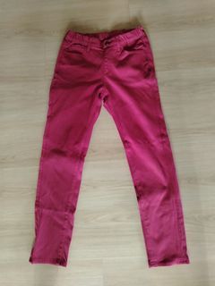 Children Kids Girl Uniqlo Red Pants - Size 150