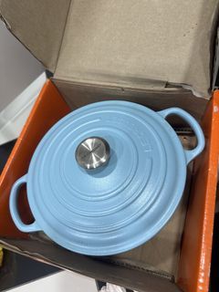 Le Creuset Light Blue Cast Iron Dutch Oven 22cm 3.3L