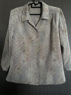 light green vintage blouse