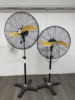 OREX HEAVY DUTY INDUSTRIAL FAN TWIN BLADE, STANDING TYPE WITH CROSS BASE, 26"