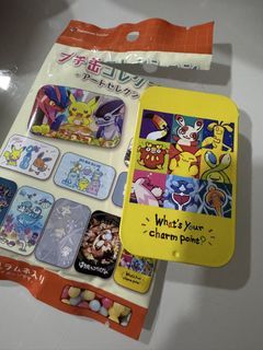 pokemon centre japan - pikachu and others candy tin can