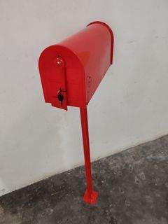 Red Letter Box with Keys