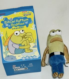 SpongeBob Bikini Bottom Buddies Working Fish Plush Toy