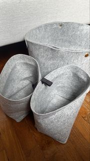Ikea Felt Storage Baskets