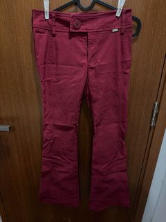 (Guess Jeans) Vintage Red Bell Bottom Pants