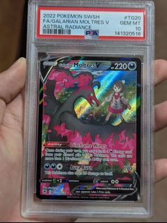 PSA 10 CHEAPEST Galarian Moltres V TG20/TG30 Astral Radiance card
