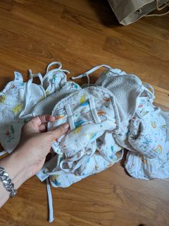 12 SuperBottoms New Born Cloth Diapers with Rainbow and Sun Prints