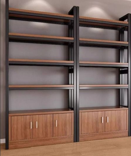 Book Shelf /Modern Simple Bookcase/Storage Cabinet/ Book Cabinet ⭐⭐Free Delivery (Category: Shelves, Cabinets & Racks) located in Singapore. Submitted by home_furnishing (Listing ID 1455234943, Image 1). Description: ❤️❤️Dear Friend! Welcome to the Home Factor Furniture Store！！！ 👍👍Delivery within 3-days 👍👍Cash on delivery or Transfer 🎈🎈Specification Book Shelf Type:JSF Material: 12MM MDF 20*20mm Thick Steel Pipe Height 35-40cm, Can Adjustab