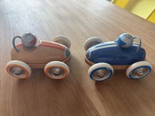 French Vilac Wooden Race Cars (2)