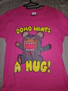 Hot pink scene y2k emo domo graphic tee